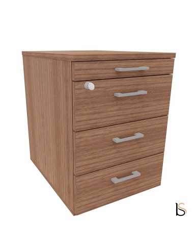 Caisson mobile 3 tiroirs  + 1 plumier  - QUADRIFOGLIO