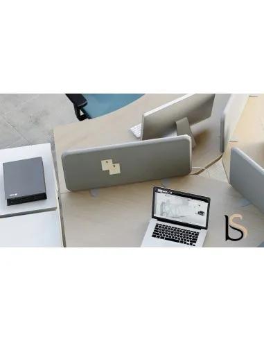 Cloisonnette de séparation pour bureau  3 personnes - MDD
