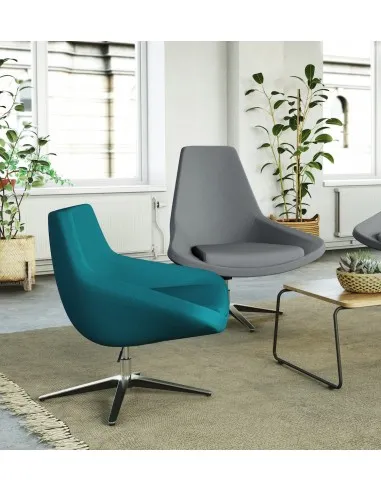 Fauteuil Lounge pivotant Storn - Mobel linea