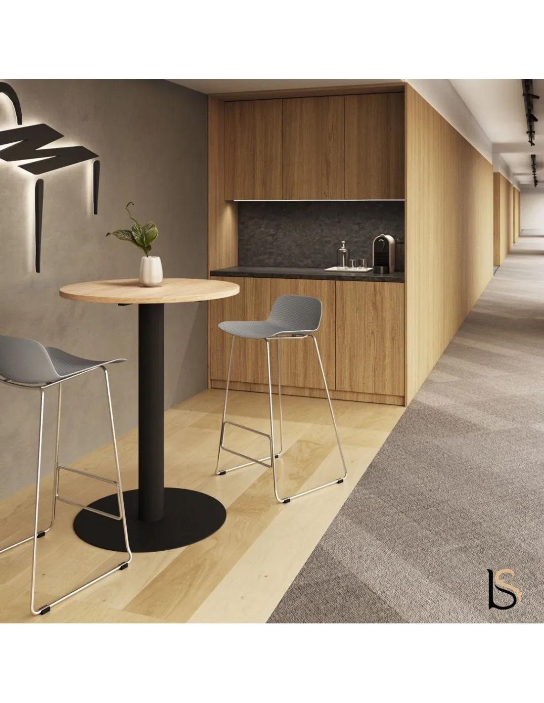 Table haute ronde - Mobel Linea