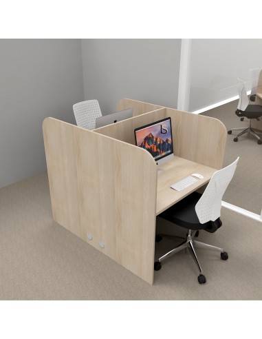 Bureau de call center version double 2 personnes Call