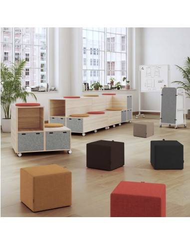 POUF MULTIFONCTION COLORÉ ESMOU