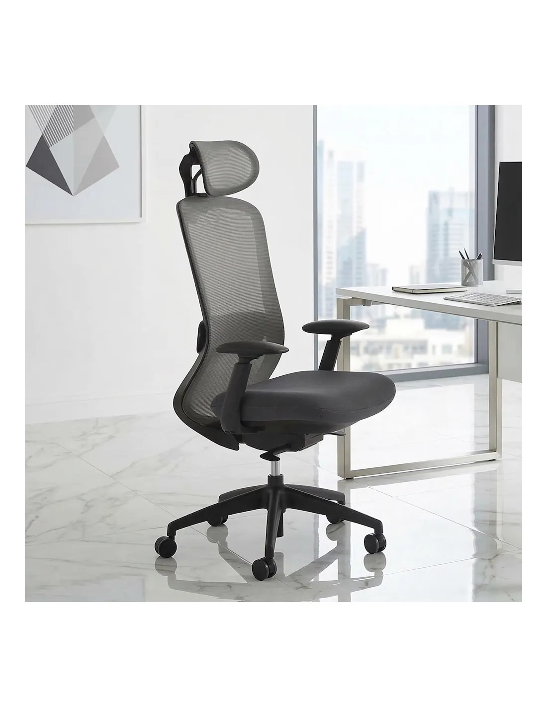 Fauteuil de bureau ergonomique à mémoire de forme