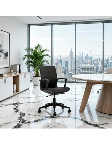 Fauteuil de Bureau Izao : Design Contemporain et Ergonomie Intuitive
