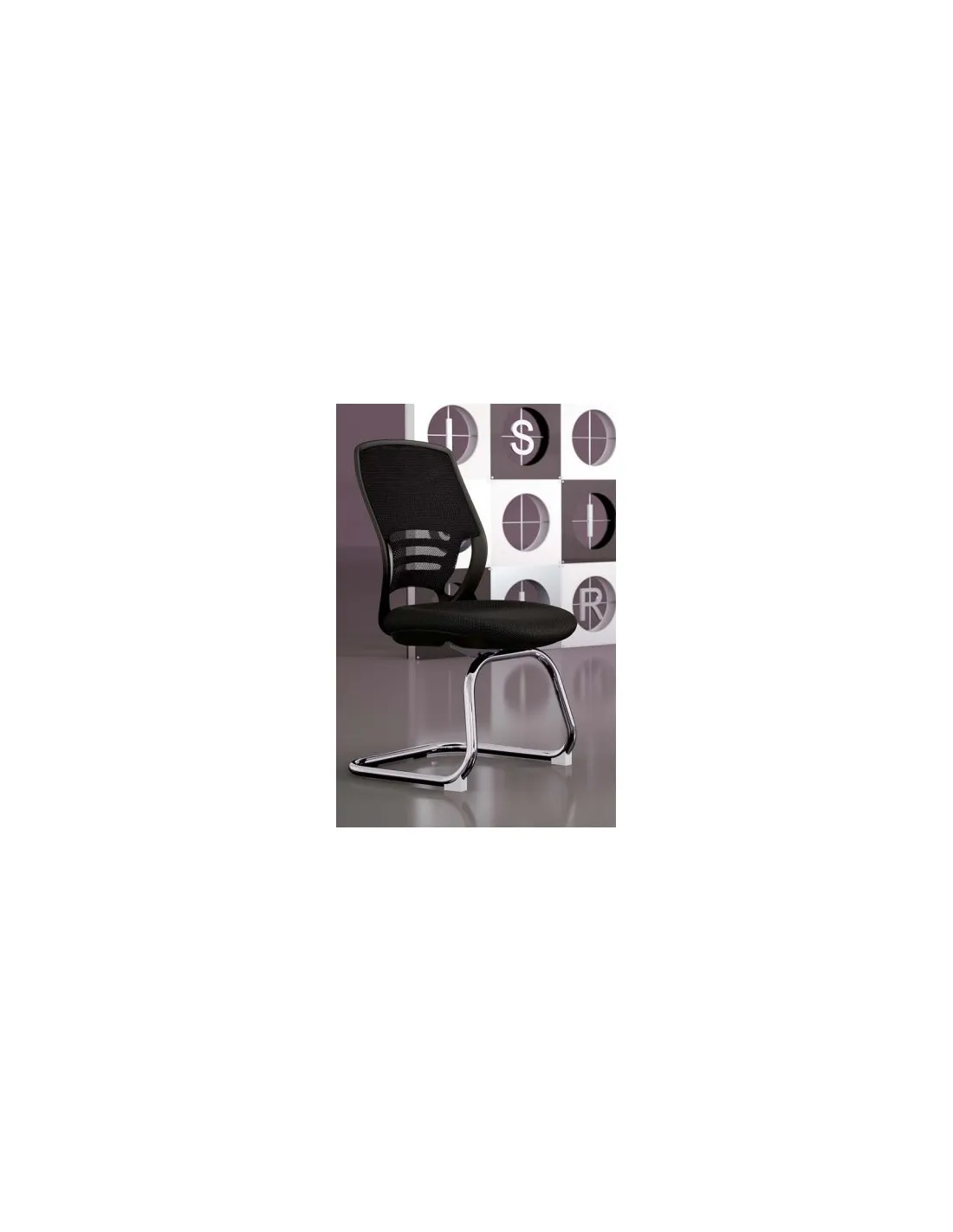 Chaise visiteurs Iris - Mobel Linea