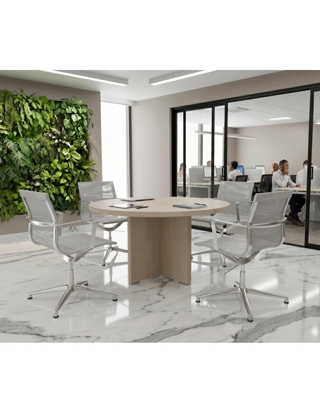Table de réunion ronde TAK– Mobel Linea