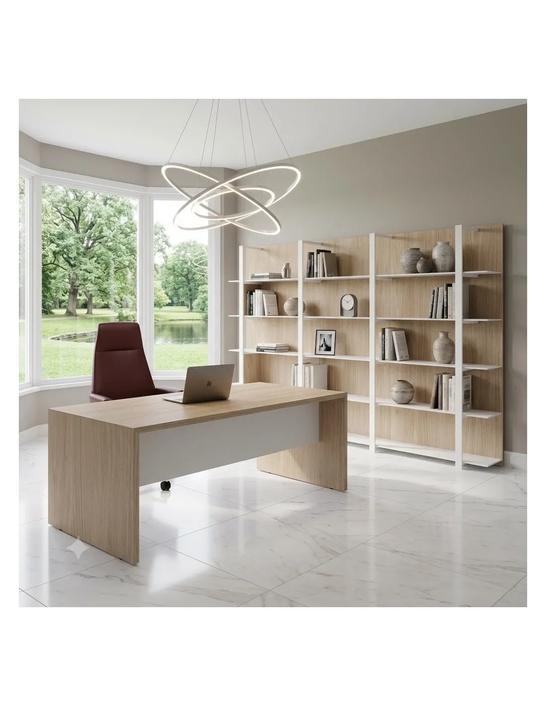Bureau de direction T45 coloris Orme - Quadrifoglio
