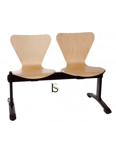 Poutre d’accueil Plum avec assises bois