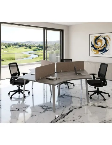 Bureau bench 3 personnes Ogi A – MDD