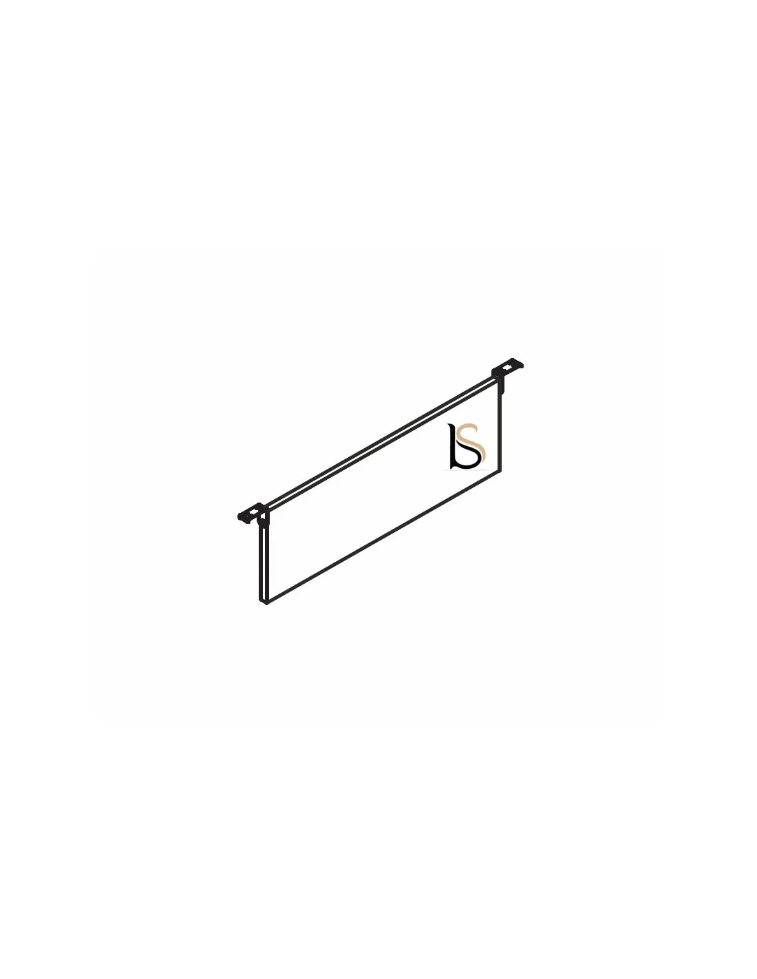 Voile de fond pour table abattante polyvalente PSB - MDD