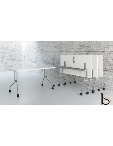 Table abattante polyvalente avec plateau rectangulaire - MDD
