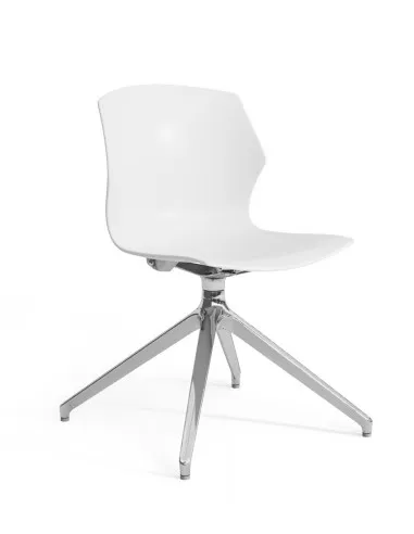 Chaise de réunion Frill avec pied pyramidal – Mobel Linea